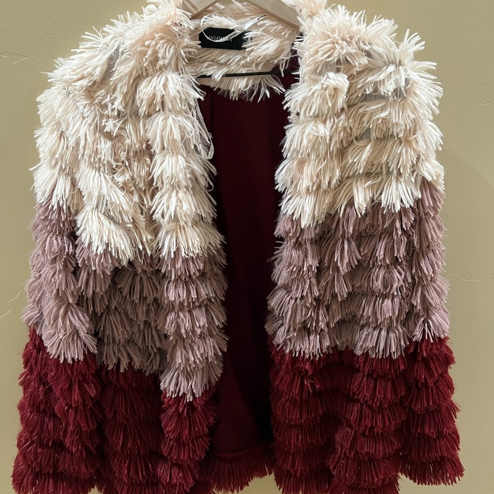 Red dress boutique jacket